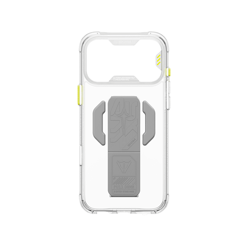 SkinArma Helio CE MagSafe Case With Grip Stand for iPhone 18 Pro Max - Clear