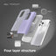 Elago Iphone 15 Pro Max Magsafe Glide Case - Purple / Transparent