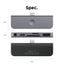 Elago Aluminum Type-C Pocket Pro Hub Adapter - Dark Gray