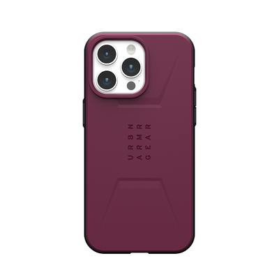 UAG Iphone 15 Pro Max Civilian Magsafe Case - Bordeaux