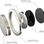 Sinjimoru Ringo Mini Phone Ring Holder & Finger Ring Stand 360 Rotation - Metallic Black