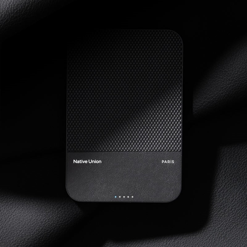 Native Union Classic Magnetic Power Bank 5000Mah - Black