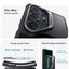 ESR Classic Hybrid Stash Stand Case For Samsung Galaxy S26 Ultra - Clear Black