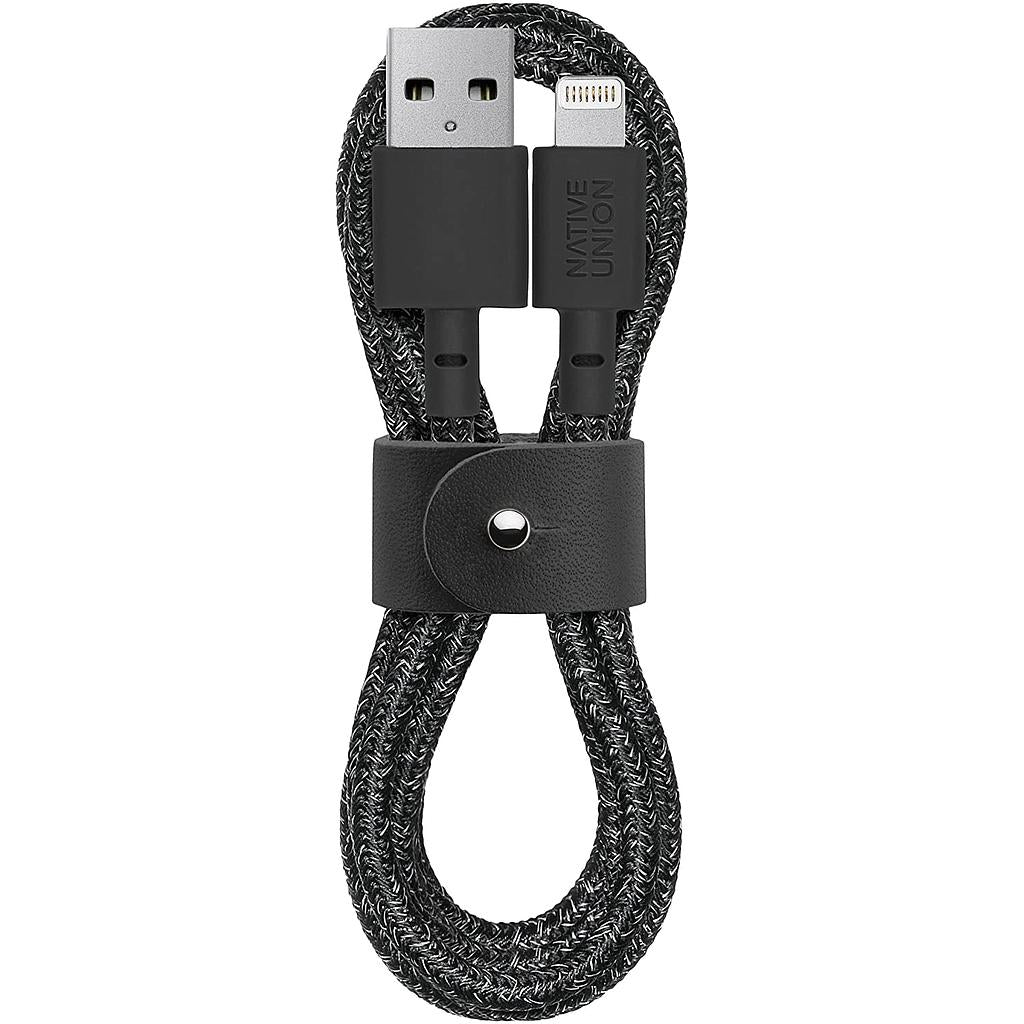 Native Union Belt Cable - Usb A To Lightning 1.2M - Cosmo Black