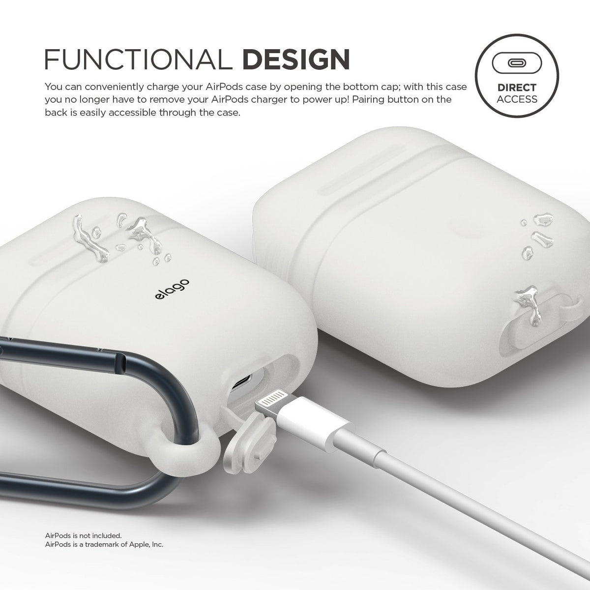 Elago Airpods 1&2 Waterproof Hang Case