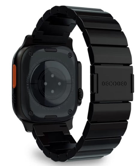 Decoded Apple Watch Ultra 1-2 Titanium Strap - Titanium / Black