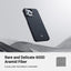 Pitaka Iphone 14 Pro Magez Case - Black/Grey Twill