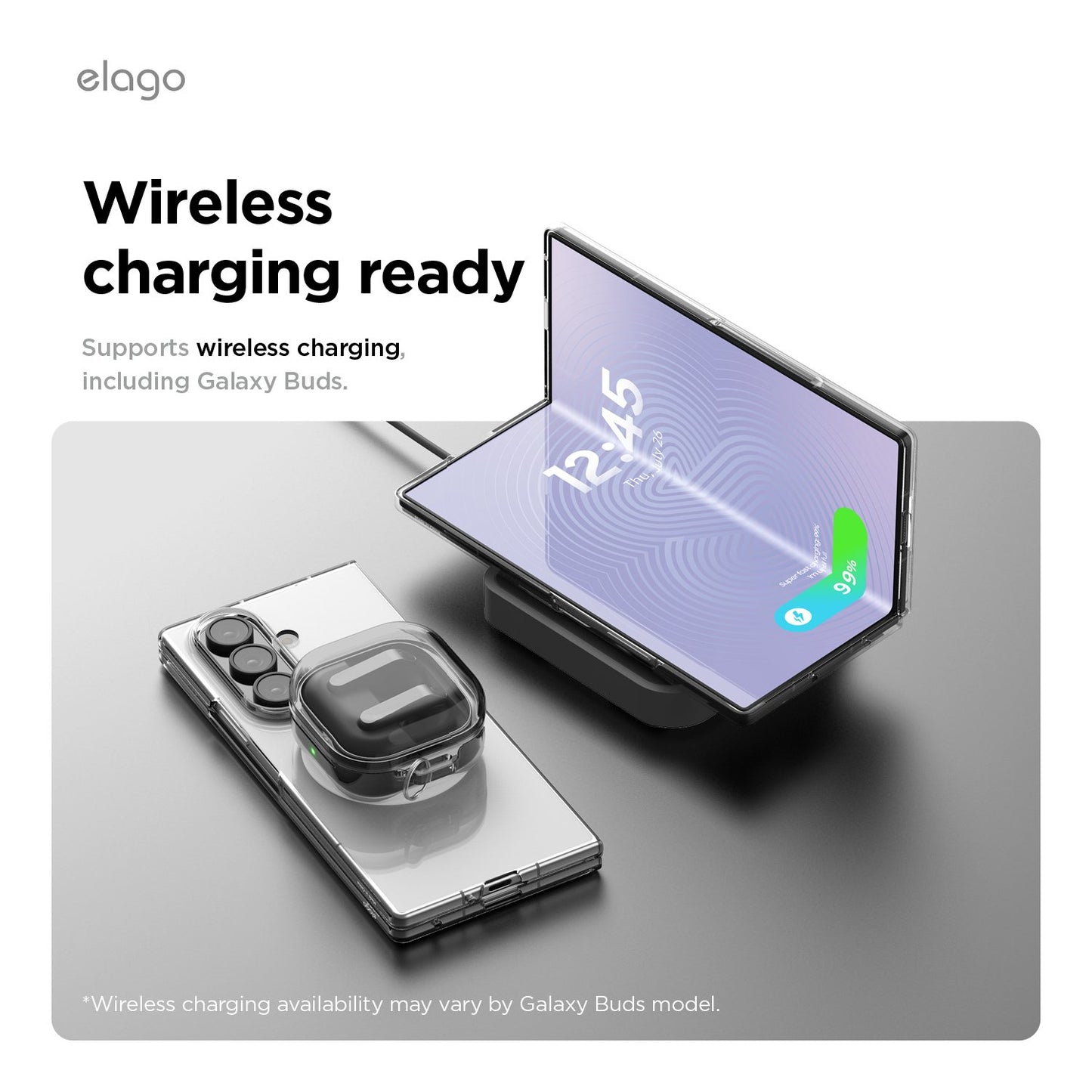 Elago Magnetic PC Case For Galaxy Z Fold 8 Ultra - Transparent