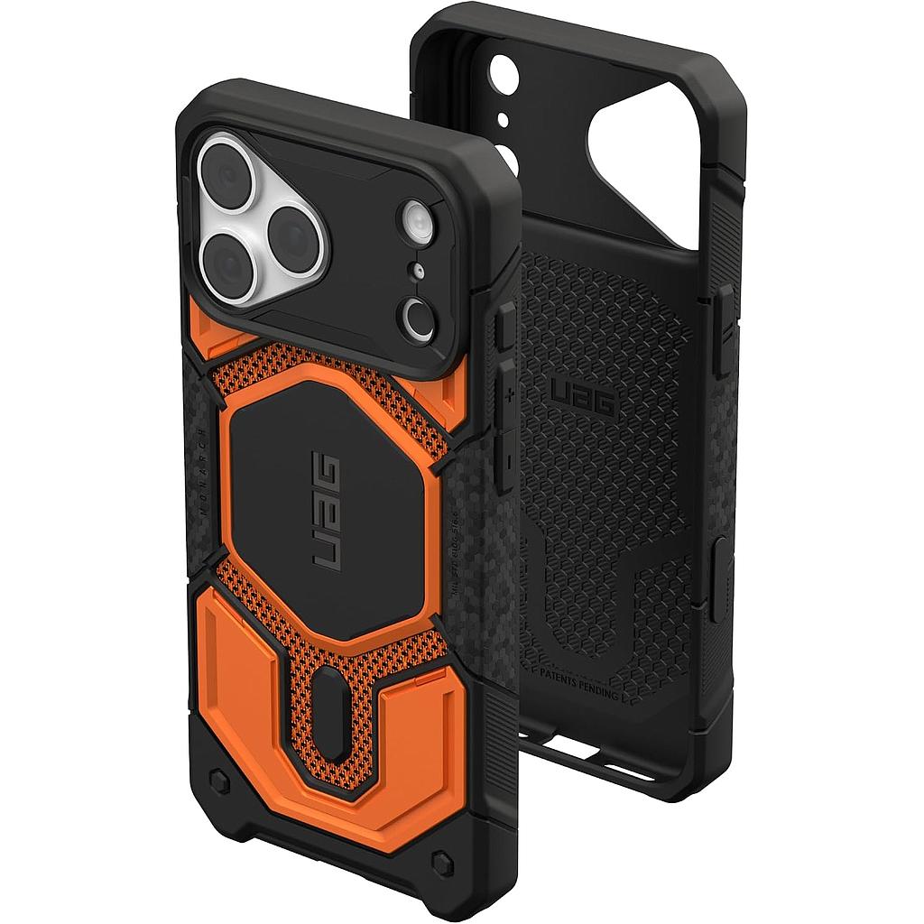 UAG Monarch Pro Kevlar Case For Apple iPhone 18/Apple iPhone 17 Pro Max - Kevlar Burnt Orange