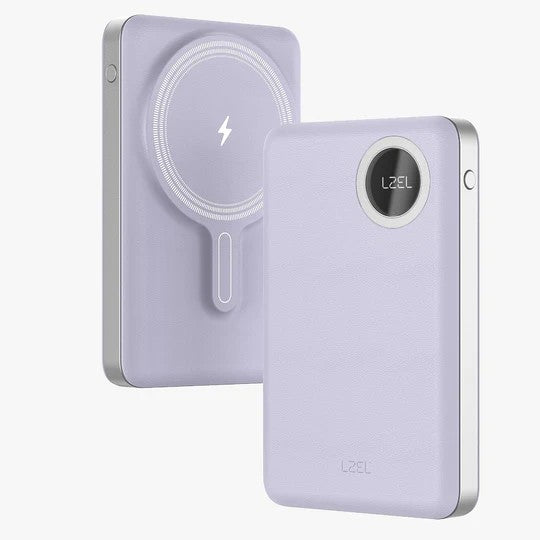 Lzel Magsafe Novus Magpower Power Bank - 10000mAh / 20W / USB-C / Purple