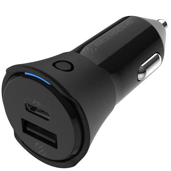 Scosche FoundIT™ Pro Finder - 32W USB-C®/ USB-A® Charger & Locator for Android & iOS - Black