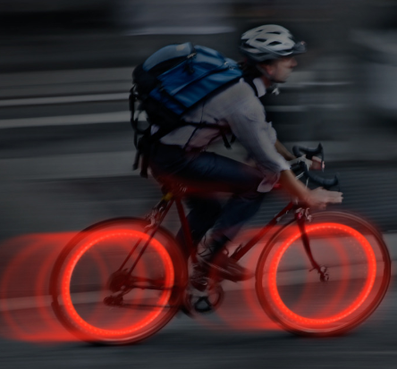 NiteIze See'Em Mini LED Spoke Bike Lights - 2 Pack - Red