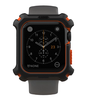 UAG Apple Watch 44Mm Series 6/5/4/Se/Se2 Rugged Case - (Warehouse Packed) - Black/Orange