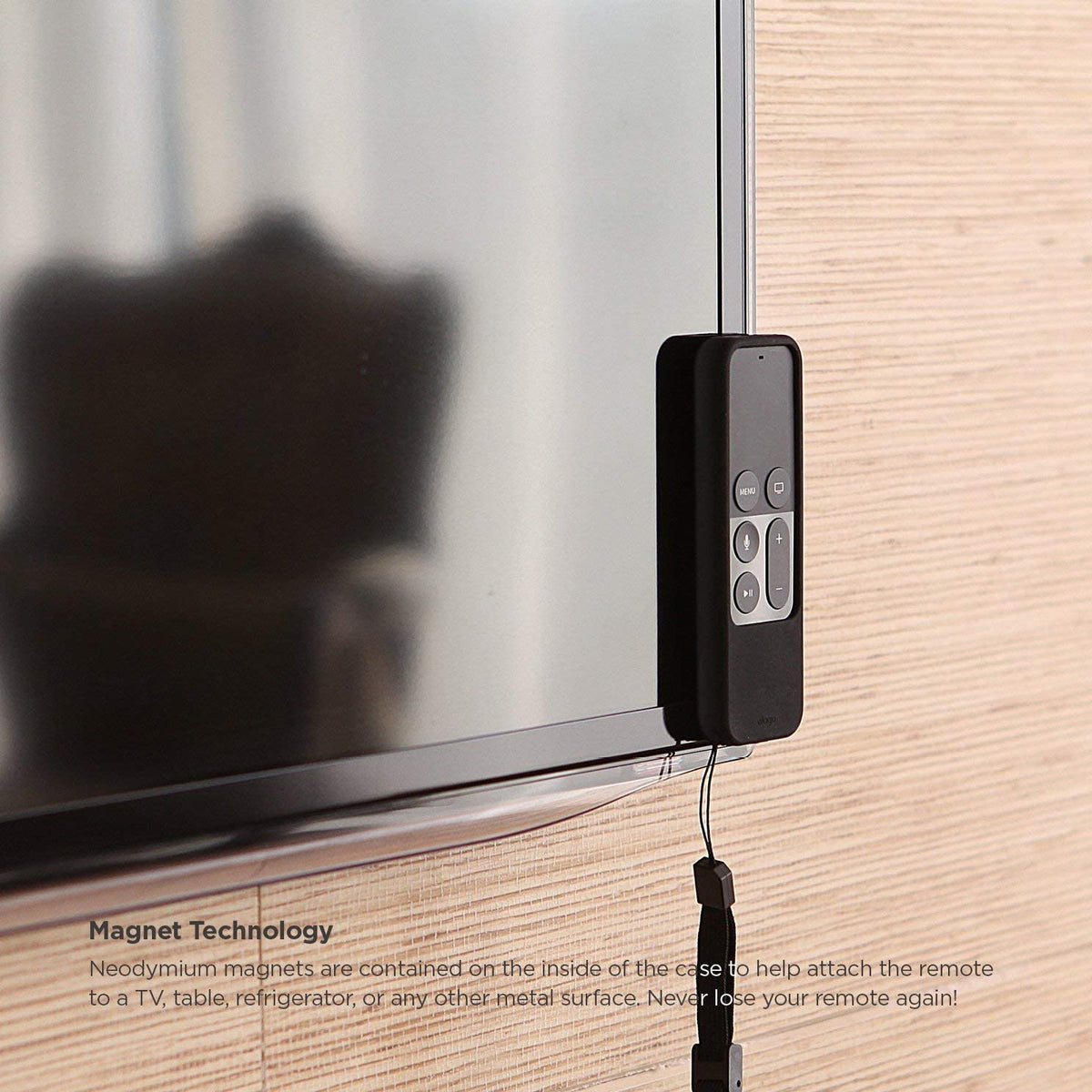 Elago Apple Tv Siri Remote R1 Intelli Case - Black