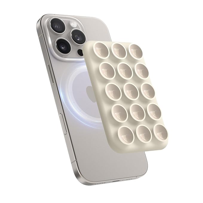 Elago Magnetic Suction Cup Mount - Stone