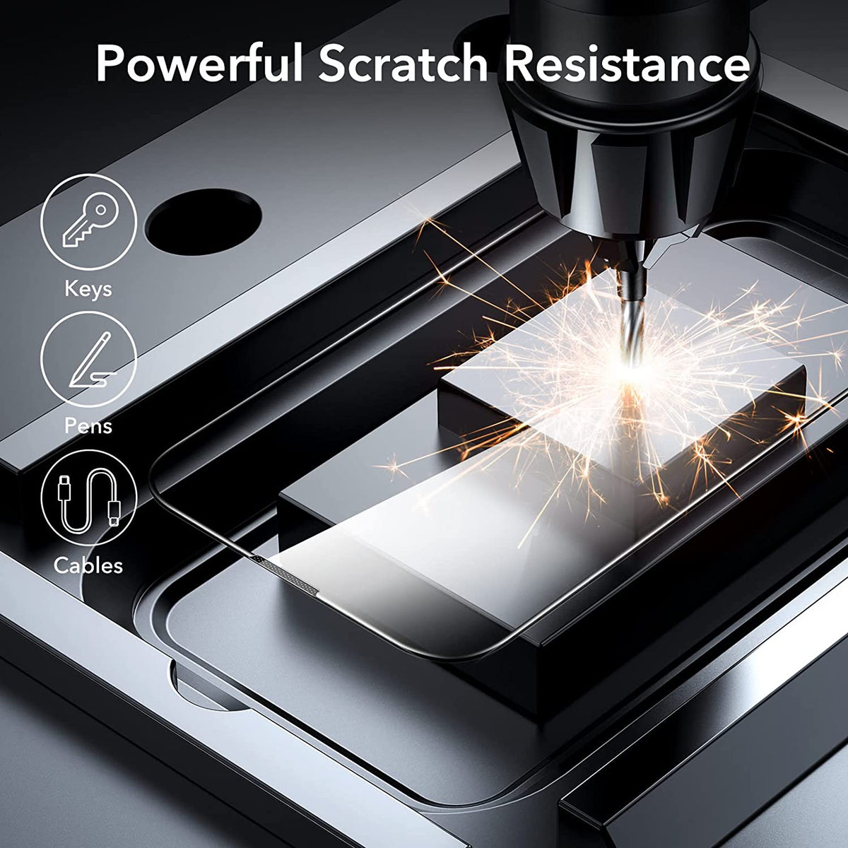 ESR Iphone 14/13/13 Pro Armorite Edge To Edge Tempered Glass Screen Protector 2 Pack - Clear