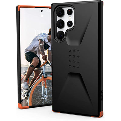 UAG Samsung Galaxy S22 Ultra Civilian Case - Black