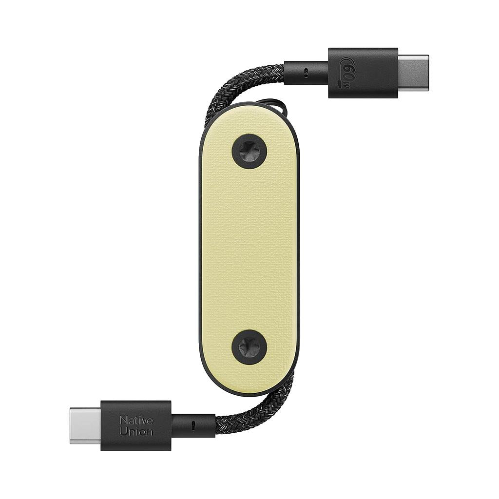 Native Union Pocket Cable - Usb C-C - Lemon