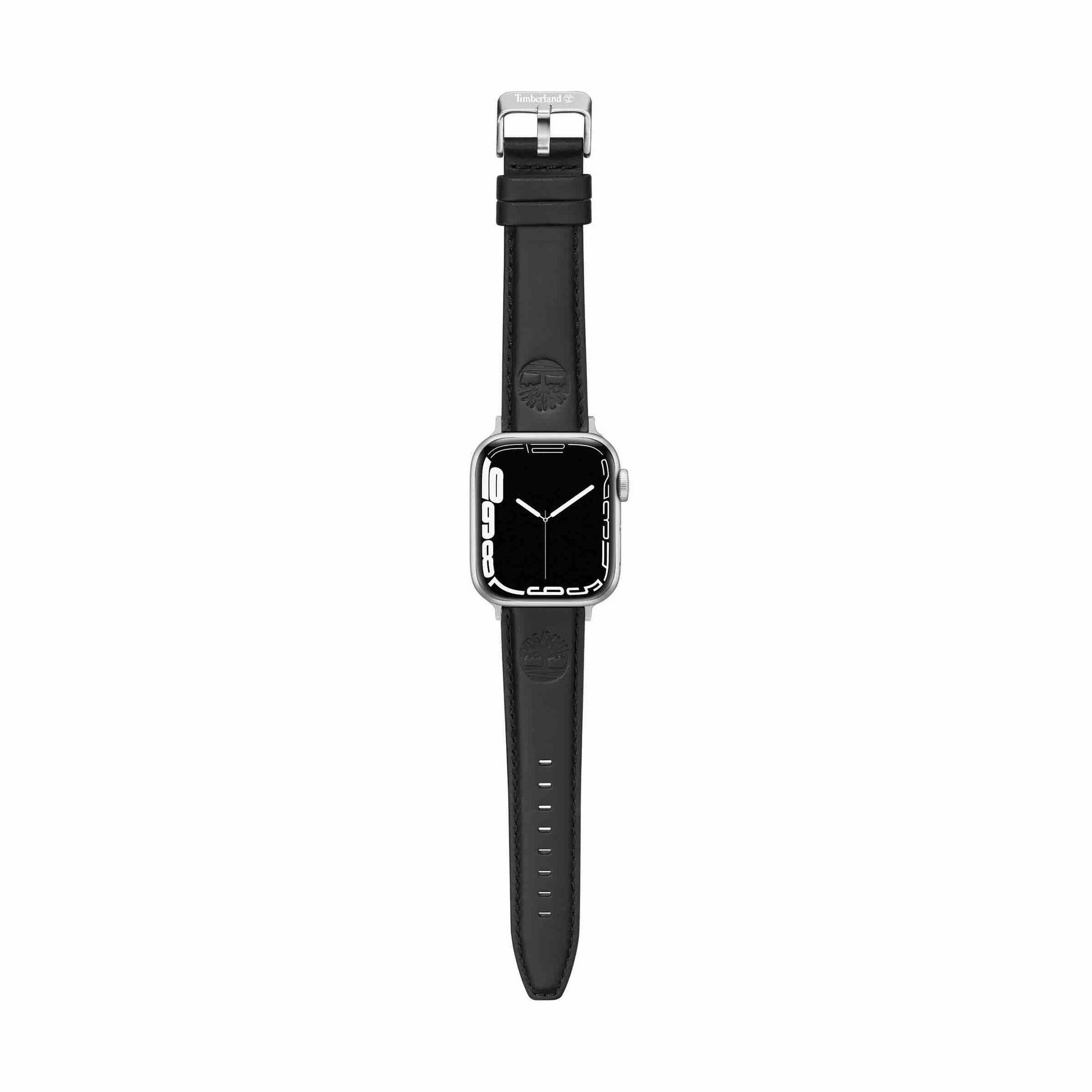 Timberland Lacandon Apple Watch Ultra/45/44/42mm Smart Watch 22mm Leather Strap - Black Leather Accessories > Smart
