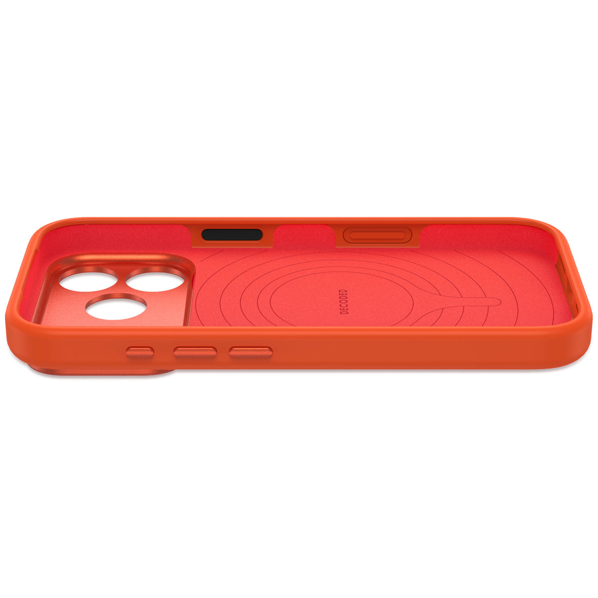 Decoded AntiMicrobial Silicone Backcover Case For Apple iPhone 18 Pro / Apple iPhone 17 Pro - Terracotta