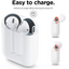 Elago Airpods 1&2 Secure Fit (2 Pairs) - Black/Red