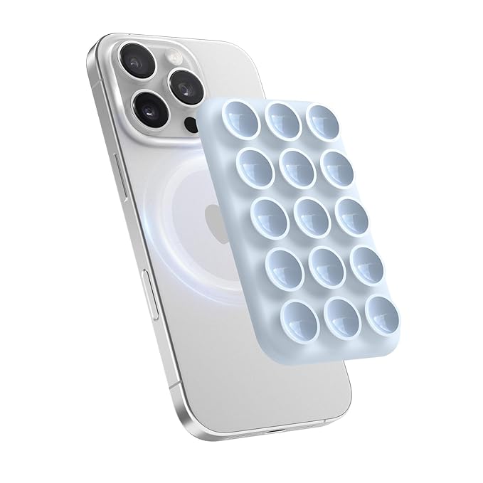 Elago Magnetic Suction Cup Mount - Light Blue