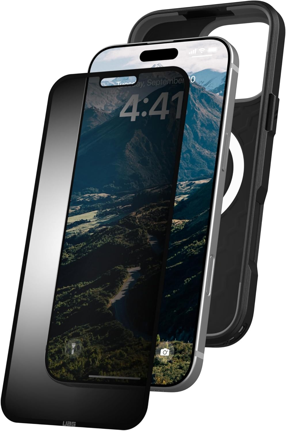 UAG iPhone 16 Pro Max Removable Privacy Eco Screen Protector - Clear