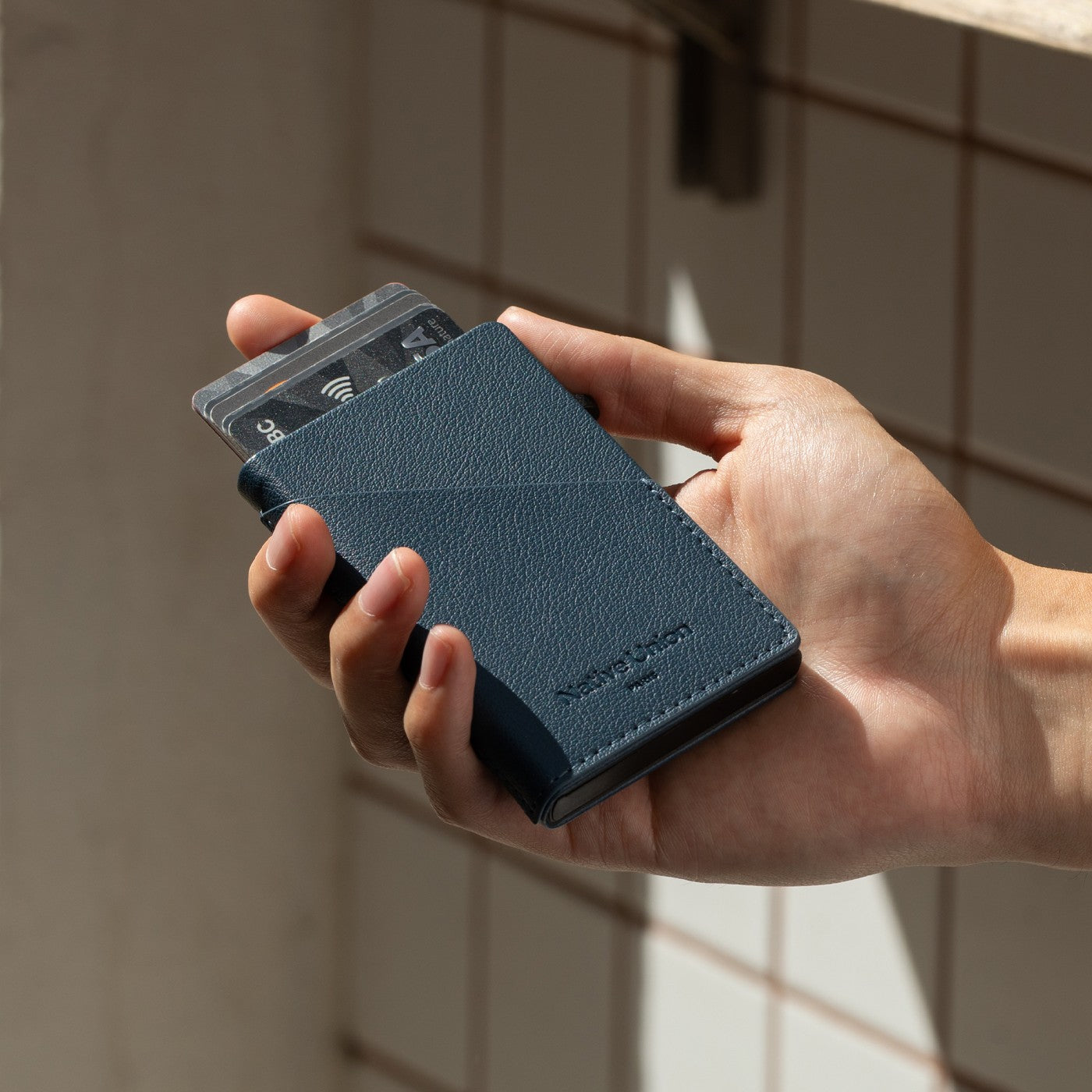 Native Union Slide Wallet - Navy