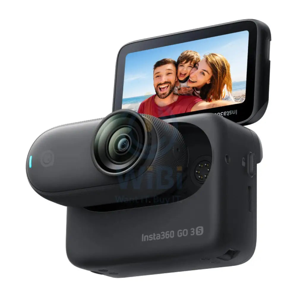 Insta360 GO 3S Action Camera - 128GB / 4K / Midnight Black Accessories > Cameras