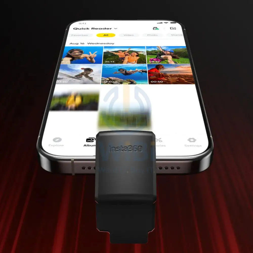 Insta360 Quick Reader for ACE and ACE PRO Accessories > Storage > Media Card Reader