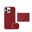iPhone 13 Pro - Airpod Pro 2 - Red Leather Case Gift Set With Wallet Accessories > Mobiles & Tablets