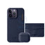 iPhone 14 Pro - Airpod Pro 2 - Dark Blue Leather Case Gift Set With Wallet Accessories > Mobiles & Tablets