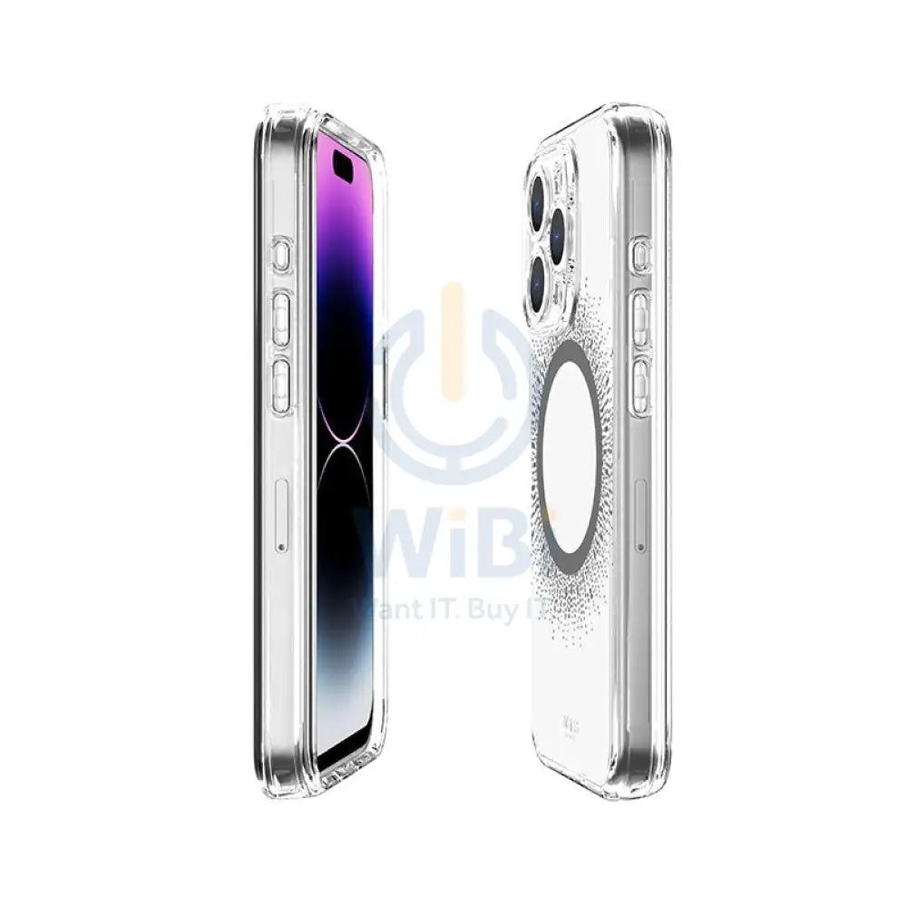 Itskins Avana Magsafe Aura Series Case With Camera Lens Protector - iPhone 15 Pro Max / Aura Black Accessories >