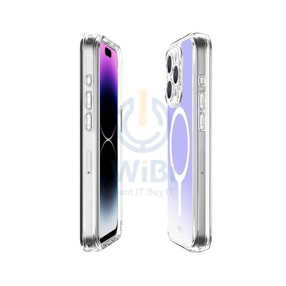 Itskins Avana Magsafe Cosmic Series Case With Camera Lens Protector - iPhone 15 Pro Max / Cosmic Violet Accessories >