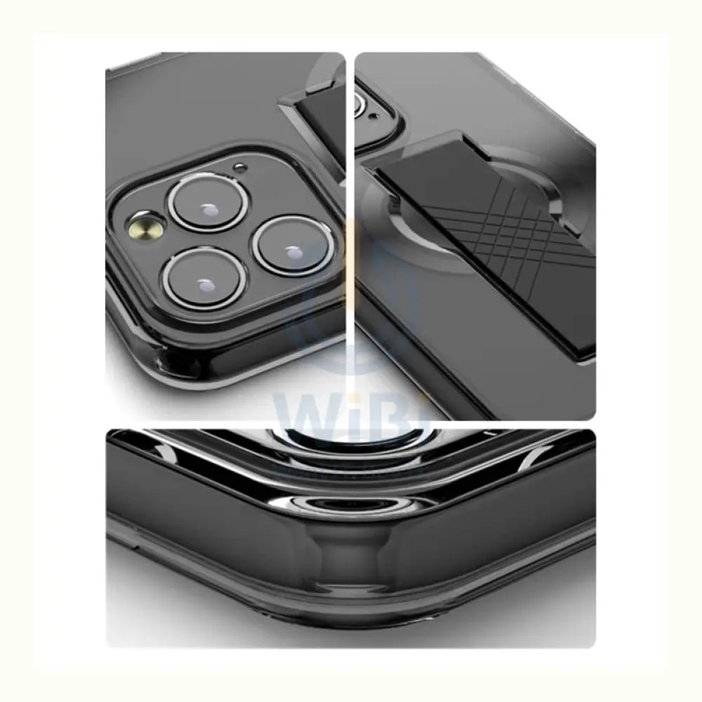 Itskins Avana Magsafe Grip-It Series Case With Camera Lens Protector - iPhone 15 Pro Max / Black Accessories > Mobiles