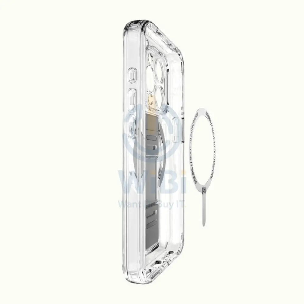 Itskins Avana Magsafe Grip-It Series Case With Camera Lens Protector - iPhone 15 Pro Max / Clear Accessories > Mobiles