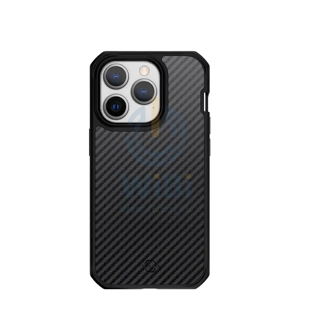 Itskins Ballistic Carbon Case Compatible With MagSafe - Apple iPhone 14 Pro / Black Accessories > Mobiles & Tablets