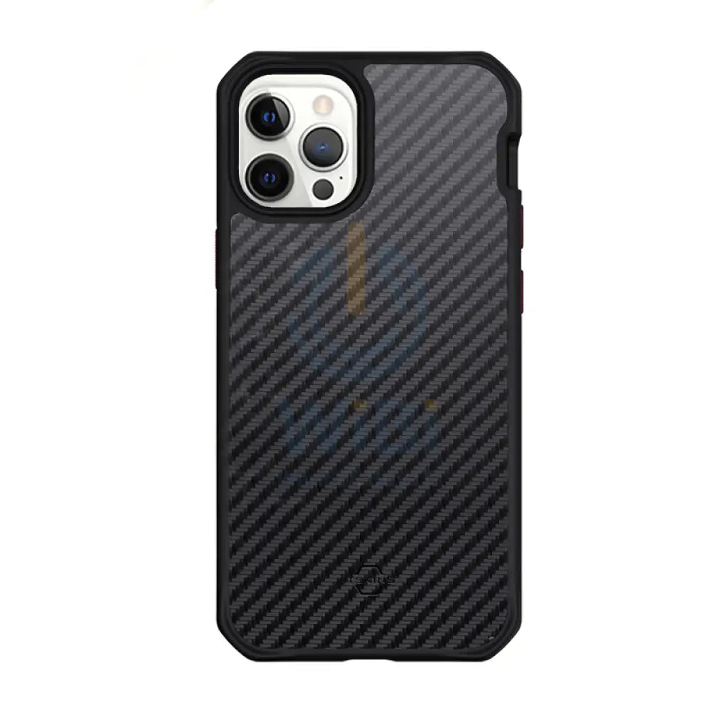 Itskins Carbon Case - Apple iPhone 12 & 12 Pro / Black Accessories > Mobiles & Tablets
