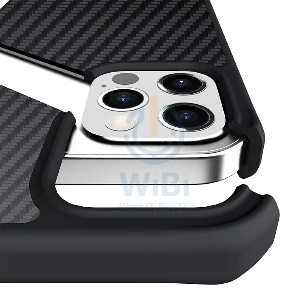 Itskins Carbon Case - Apple iPhone 12 & 12 Pro / Black Accessories > Mobiles & Tablets