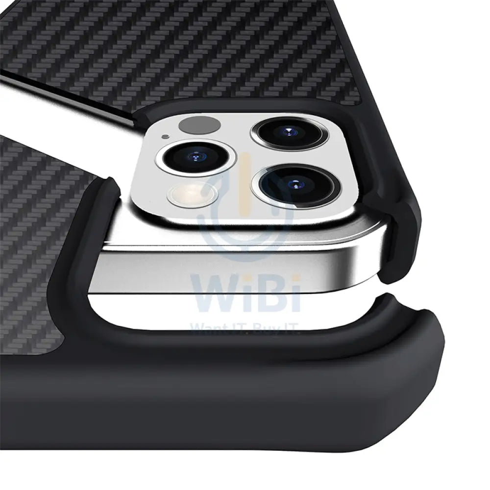 Itskins Carbon Case - Apple iPhone 12 Pro Max / Black Accessories > Mobiles & Tablets