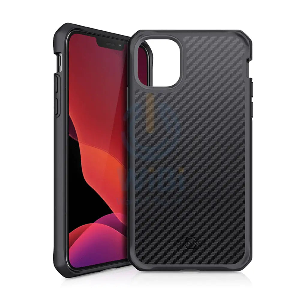 Itskins Carbon Case - Apple iPhone 12 Pro Max / Black Accessories > Mobiles & Tablets