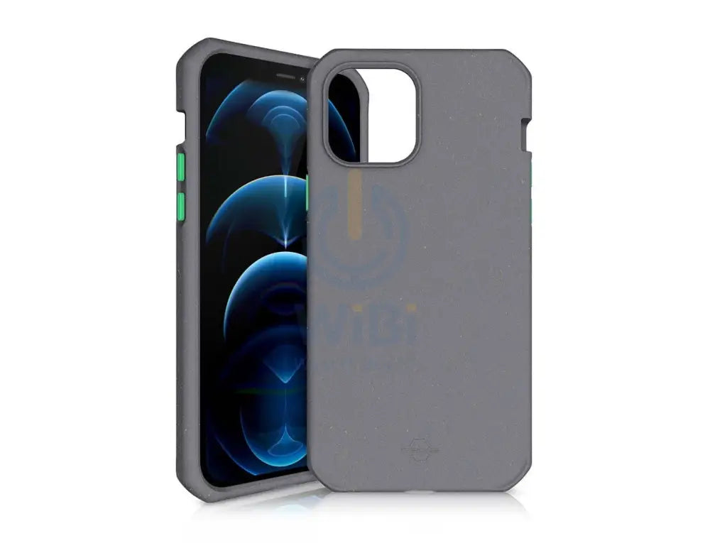 Itskins Feroniabio Summit Case For iPhone 12 Pro Max 3M Anti Shock - Grey And Green Accessories > Mobiles & Tablets >