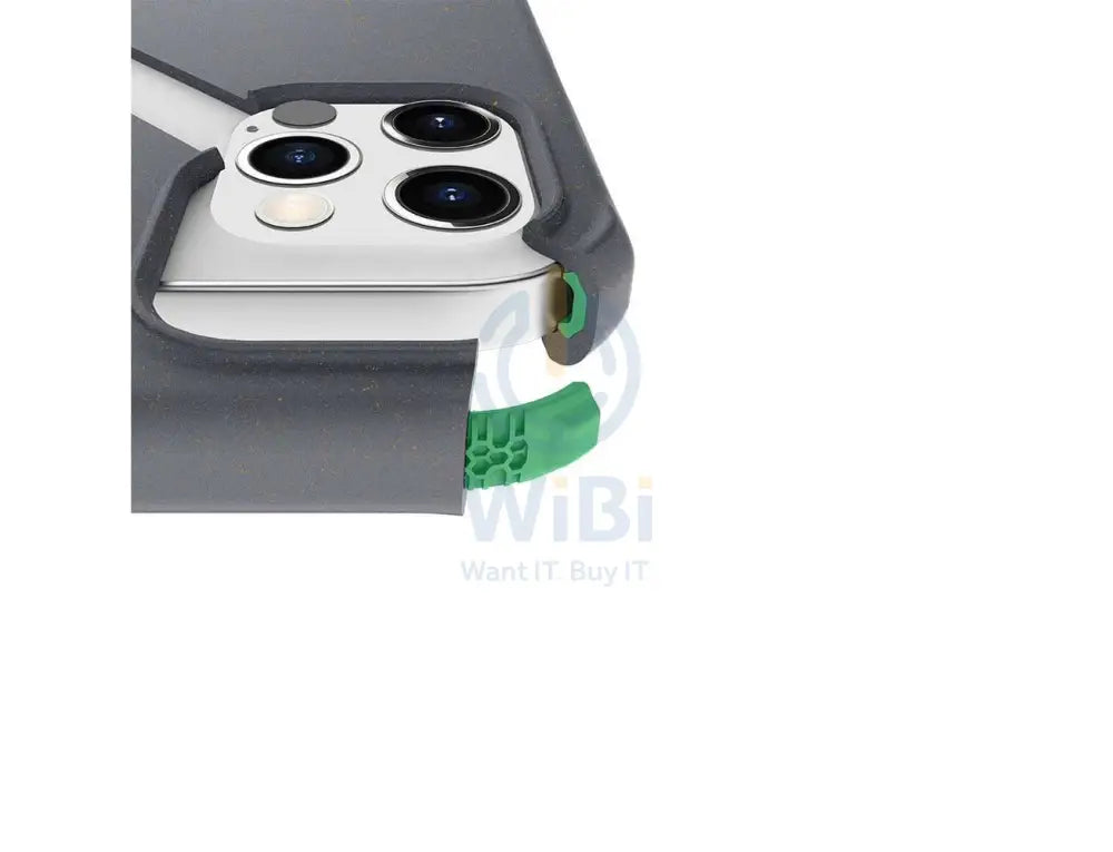 Itskins Feroniabio Summit Case For iPhone 12 Pro Max 3M Anti Shock - Grey And Green Accessories > Mobiles & Tablets >