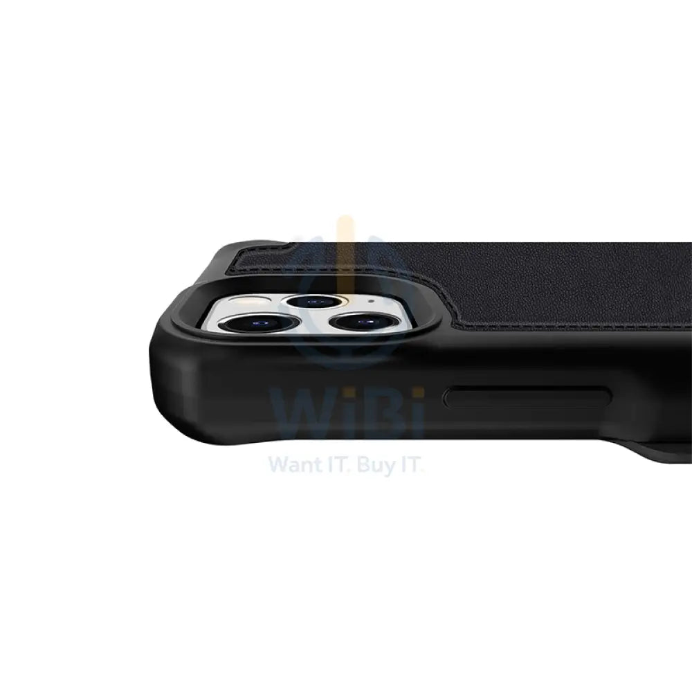 Itskins Folio Leather Case - iPhone 12 Pro Max / Black Accessories > Mobiles & Tablets