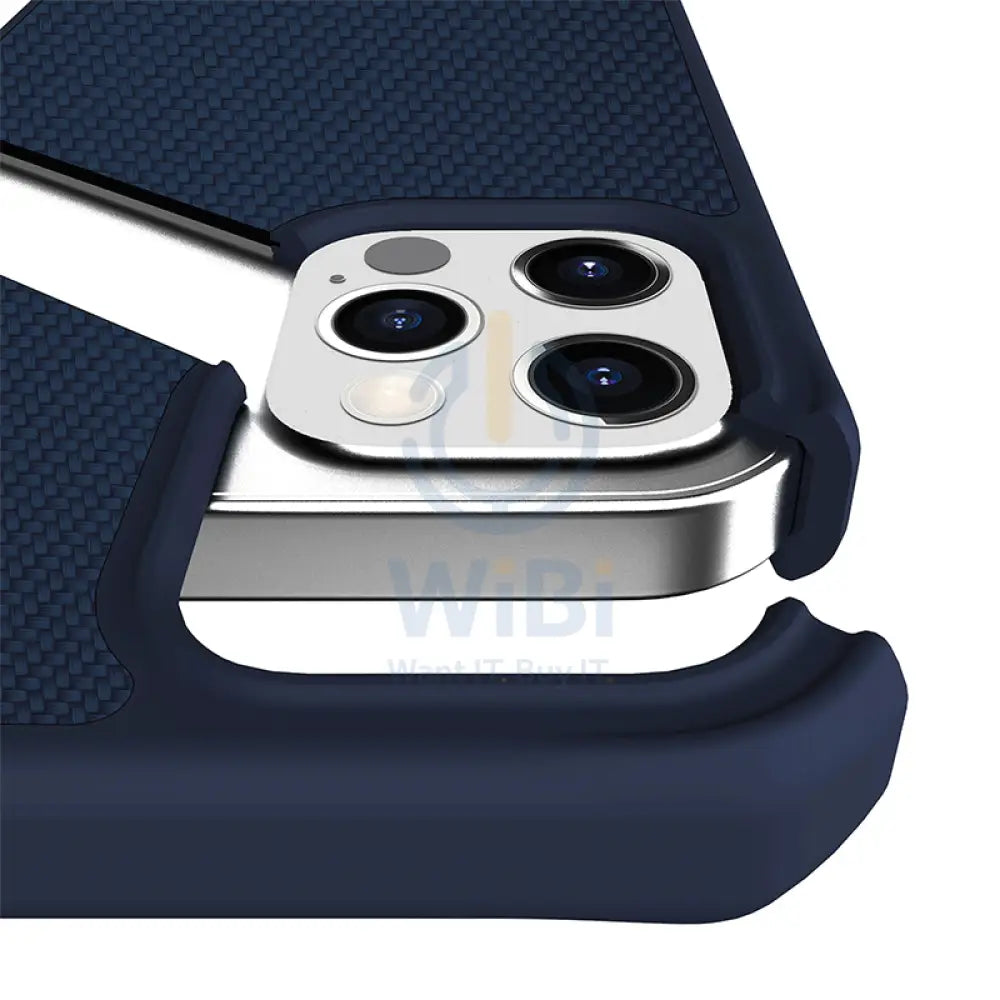 Itskins Hybrid Ballistic Case - Apple iPhone 12 Pro Max / Dark Blue Accessories > Mobiles & Tablets