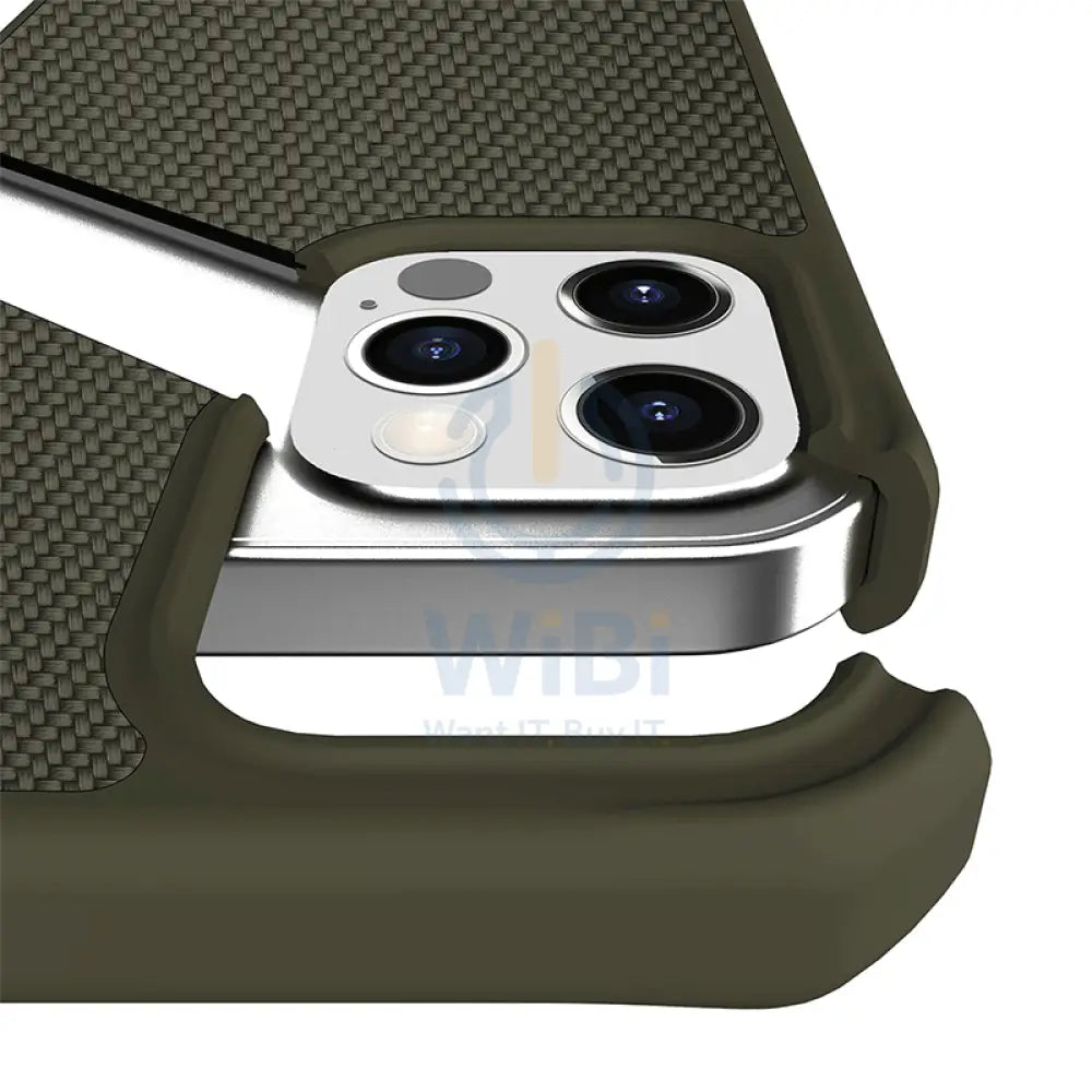 Itskins Hybrid Ballistic Case For iPhone 12 & 12 Pro - Kaki Accessories > Mobiles & Tablets