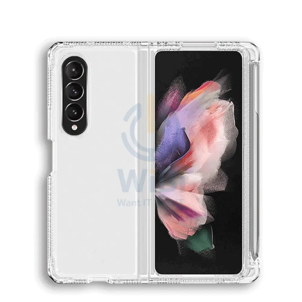Itskins Hybrid Clear Case With Pen Holder - Samsung Galaxy Z Fold 4 / Transparent Accessories > Mobiles & Tablets