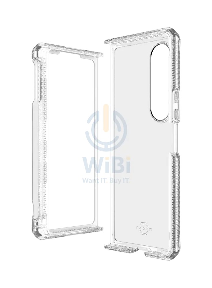 Itskins Hybrid Clear Case With Pen Holder - Samsung Galaxy Z Fold 4 / Transparent Accessories > Mobiles & Tablets