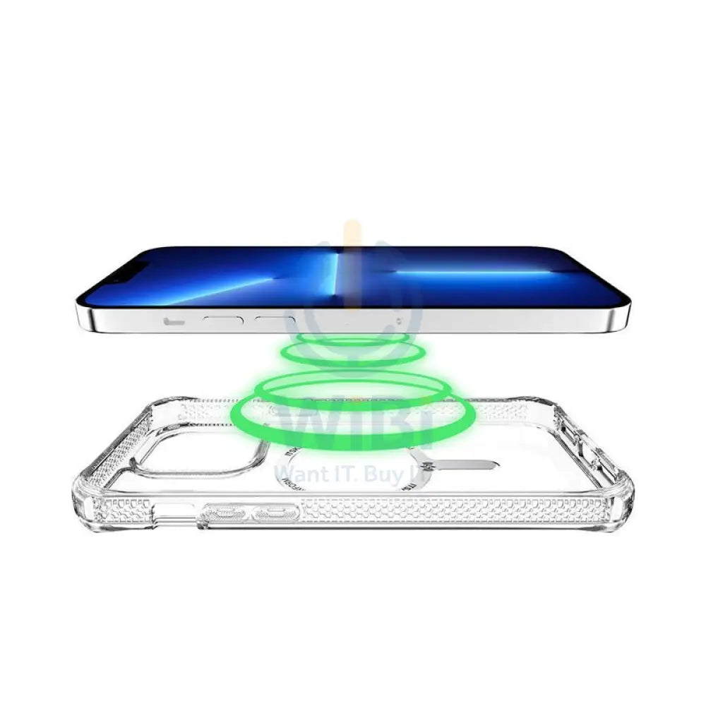 Itskins Hybrid Clear Magsafe Case - iPhone 14 Pro Max / Transparent Accessories > Mobiles & Tablets