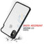 Itskins Hybrid Edge Metallic Frame Case Anti Shock Up To 2 Mtr For iPhone X / Xs - Black Mat Accessories > Mobiles &